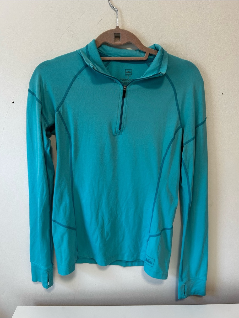 REI Teal Women's Long-Sleeve Quarter-Zip Pullover